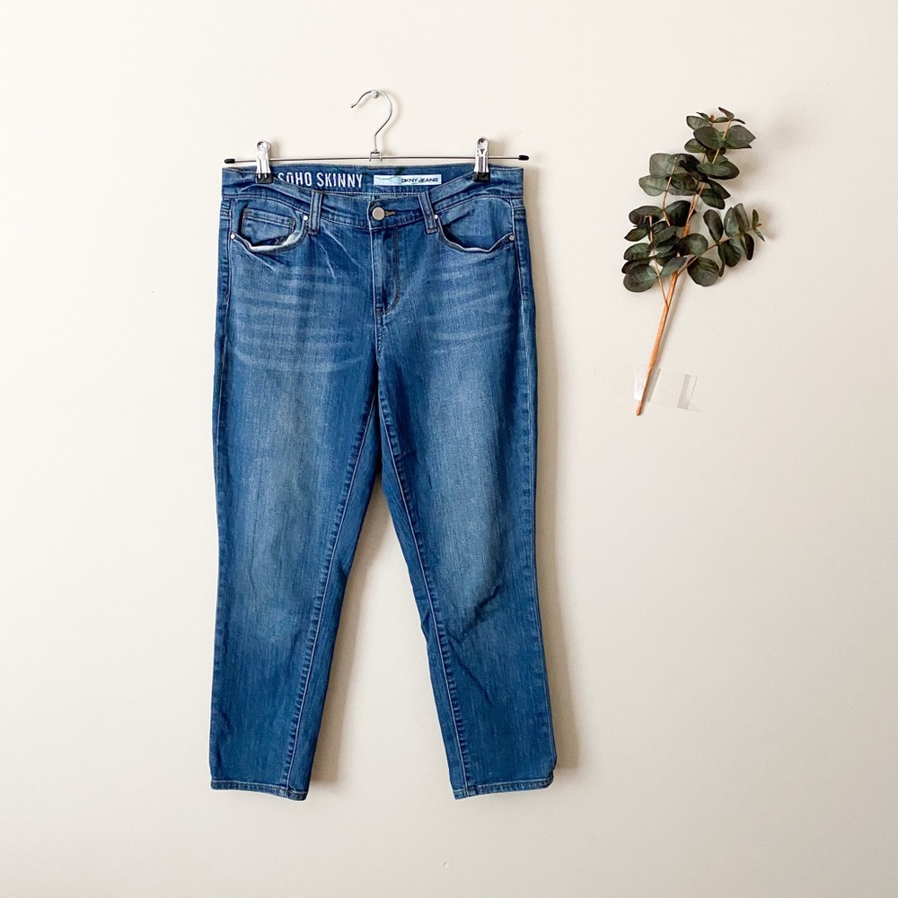 DKNY Soho Skinny Blue Denim Jeans Size 6